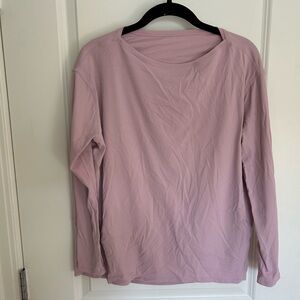 Lululemon Athletica Soft Mauve Long Sleeve Top